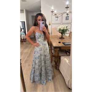 Free people floral sundrenched dress, size small